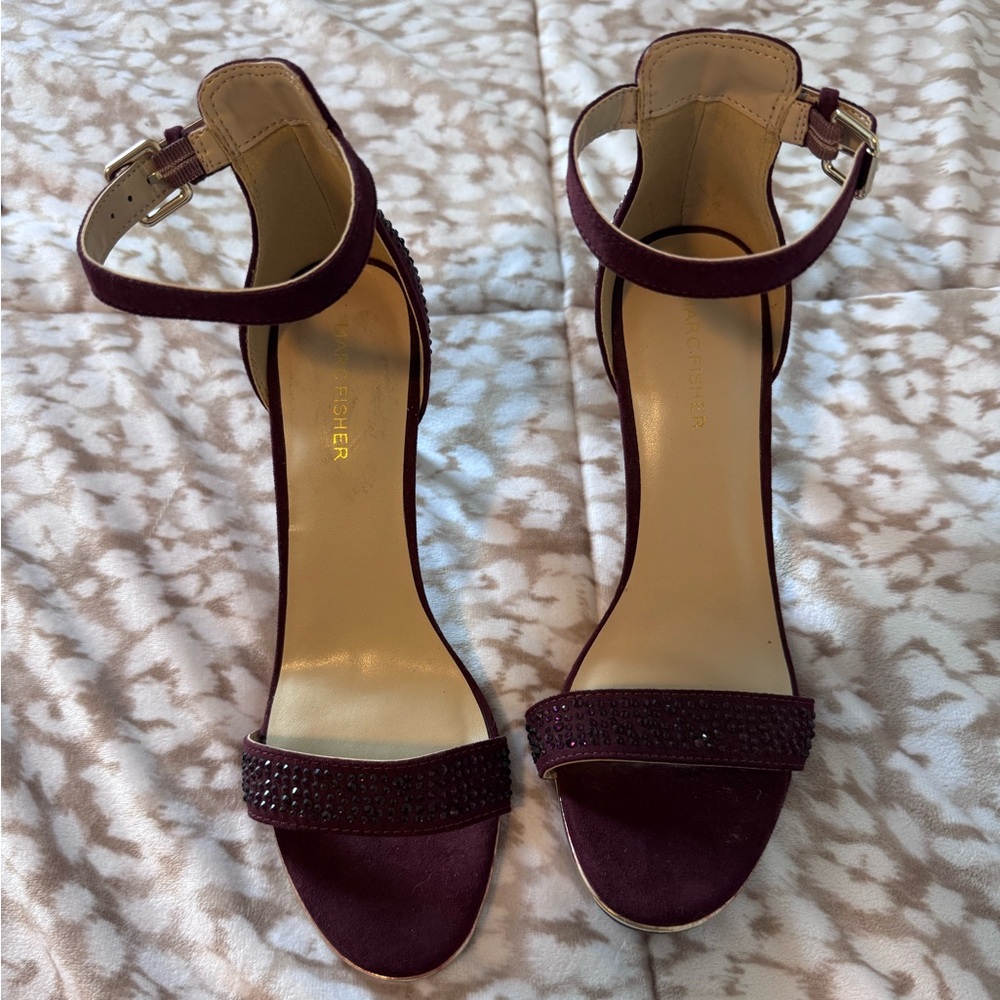 Marc Fisher Burgundy Heels